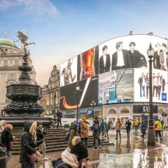 Апартаменты Luxury Studio Apart Piccadilly Circus Лондон городской автобус