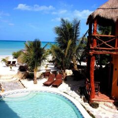 Отель Holbox Dream Beach Front Hotel by Xperience Hotels Мексика, Остров Ольбокс - отзывы, цены и фото номеров - забронировать отель Holbox Dream Beach Front Hotel by Xperience Hotels онлайн бассейн