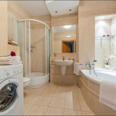 Отель P&O Apartments Tamka Польша, Варшава - отзывы, цены и фото номеров - забронировать отель P&O Apartments Tamka онлайн ванная