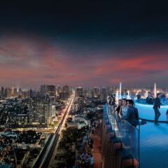 Отель Marriott Sukhumvit Бангкок балкон