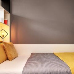 Отель JOYN Munich Olympic Мюнхен комната для гостей