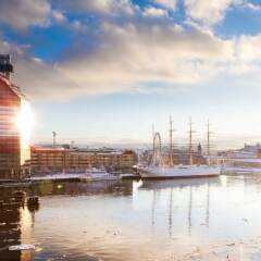 Hotel Barken Viking пляж