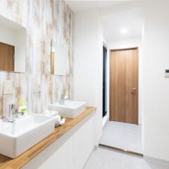 Отель GUESTHOUSE HAKOZAKI GARDEN - Hostel Япония, Фукуока - отзывы, цены и фото номеров - забронировать отель GUESTHOUSE HAKOZAKI GARDEN - Hostel онлайн ванная