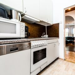 Отель Ferienwohnung Köln Mülheim Кёльн в номере