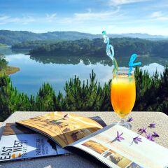 Отель Dalat Edensee Lake Resort & Spa Уорд 3 балкон