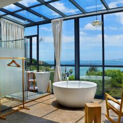 Отель Xiamen Gulangyu Liuyue Sea View Hotel Китай, Сямынь - отзывы, цены и фото номеров - забронировать отель Xiamen Gulangyu Liuyue Sea View Hotel онлайн ванная