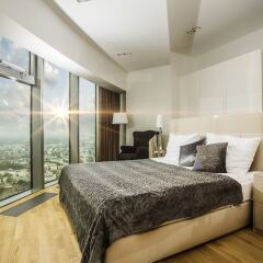 Отель Apartamenty Sky Tower Польша, Вроцлав - 1 отзыв об отеле, цены и фото номеров - забронировать отель Apartamenty Sky Tower онлайн фото 13