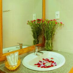 Отель Riverside Plum Garden Homestay ванная фото 2