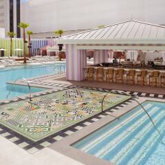 Отель SLS Las Vegas бассейн