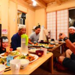 Отель Kumamoto Guesthouse Minami Aso Little Asia Минамиогуни питание