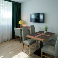 Апартаменты Apartment Düsseldorf Nord комната для гостей фото 5