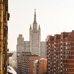 Гостиница GM Apartment Krasnaya Presnya 38 в Москве отзывы, цены и фото номеров - забронировать гостиницу GM Apartment Krasnaya Presnya 38 онлайн Москва комната для гостей фото 5