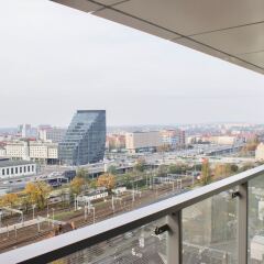 Апартаменты Poznan Apartments Towarowa балкон