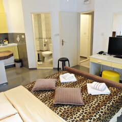 Отель Sun Rose Apartments Черногория, Свети-Стефан - отзывы, цены и фото номеров - забронировать отель Sun Rose Apartments онлайн комната для гостей фото 3