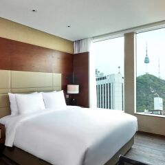 Отель Courtyard by Marriott Seoul Namdaemun Южная Корея, Сеул - отзывы, цены и фото номеров - забронировать отель Courtyard by Marriott Seoul Namdaemun онлайн комната для гостей фото 3