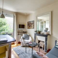 Отель Cosy apt for 2 close to Eiffel Tower Париж комната для гостей фото 4