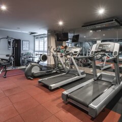Отель The Tepp Serviced Apartment Таиланд, Бангкок - отзывы, цены и фото номеров - забронировать отель The Tepp Serviced Apartment онлайн фитнесс-зал фото 3