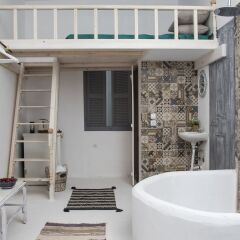 Отель Mascot Boutique Hotel Греция, Родос - отзывы, цены и фото номеров - забронировать отель Mascot Boutique Hotel онлайн ванная