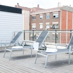 Отель Aparthotel BCN Montjuic Испания, Барселона - 5 отзывов об отеле, цены и фото номеров - забронировать отель Aparthotel BCN Montjuic онлайн балкон