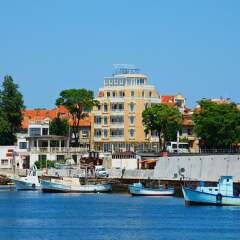 Отель Paros Болгария, Поморие - отзывы, цены и фото номеров - забронировать отель Paros онлайн приотельная территория фото 2
