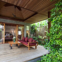 Отель Tango Luxe Beach Villa Samui Таиланд, Самуи - 1 отзыв об отеле, цены и фото номеров - забронировать отель Tango Luxe Beach Villa Samui онлайн балкон