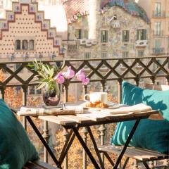 Отель Godo Luxury Apartment Passeig De Gracia Испания, Барселона - отзывы, цены и фото номеров - забронировать отель Godo Luxury Apartment Passeig De Gracia онлайн балкон