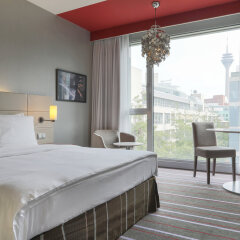 Radisson Blu Media Harbour Hotel, Düsseldorf комната для гостей фото 5