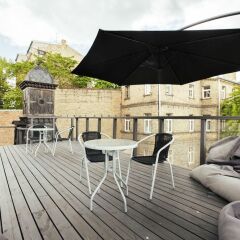 Отель Amalienhof Hostel Riga Латвия, Рига - 4 отзыва об отеле, цены и фото номеров - забронировать отель Amalienhof Hostel Riga онлайн балкон