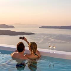 Отель Alti Santorini Suites Греция, Остров Санторини - отзывы, цены и фото номеров - забронировать отель Alti Santorini Suites онлайн бассейн фото 3