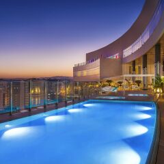 Отель Hilton Tanger City Center Hotel & Residences Марокко, Танжер - отзывы, цены и фото номеров - забронировать отель Hilton Tanger City Center Hotel & Residences онлайн бассейн
