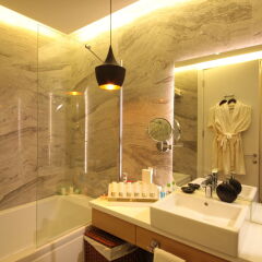 Amara Dolce Vita Luxury Турция, Кемер - 6 отзывов об отеле, цены и фото номеров - забронировать отель Amara Dolce Vita Luxury онлайн ванная фото 2
