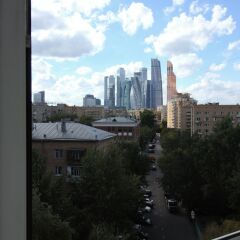 Апартаменты Holiday Apartment Panorama Moscow-city балкон