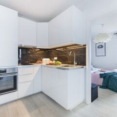 Апартаменты P&O Apartments Metro Wilanowska 4 Варшава в номере фото 2