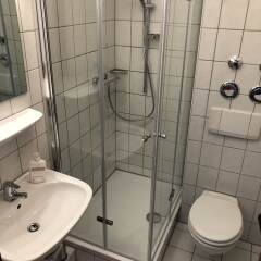 Отель Messe - Ferienwohnung Kuthsweg ванная