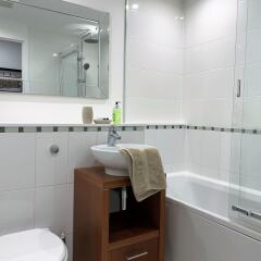 Отель Glasgow Central Apartments Великобритания, Глазго - отзывы, цены и фото номеров - забронировать отель Glasgow Central Apartments онлайн ванная