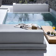 Отель June Twenty Suites Греция, Остров Санторини - отзывы, цены и фото номеров - забронировать отель June Twenty Suites онлайн ванная фото 2