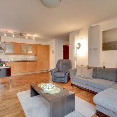 Апартаменты Sunrise Apartments Сопот комната для гостей фото 4