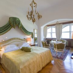 Отель Schloss Monchstein Зальцбург комната для гостей фото 5