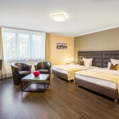 Hotel an der Messe комната для гостей фото 4