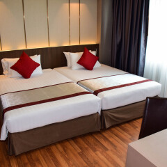 Отель Ramada Plaza by Wyndham Bangkok Menam Riverside Таиланд, Бангкок - отзывы, цены и фото номеров - забронировать отель Ramada Plaza by Wyndham Bangkok Menam Riverside онлайн комната для гостей фото 5