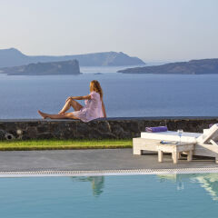 Отель Santorini Princess Presidential Suites Греция, Остров Санторини - отзывы, цены и фото номеров - забронировать отель Santorini Princess Presidential Suites онлайн бассейн фото 2