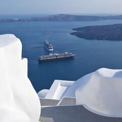 Chromata Santorini Hotel пляж
