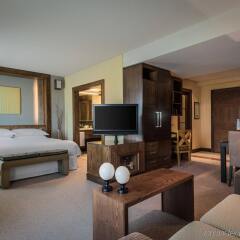 Отель Eurostars Suites Mirasierra Испания, Мадрид - 1 отзыв об отеле, цены и фото номеров - забронировать отель Eurostars Suites Mirasierra онлайн комната для гостей фото 3
