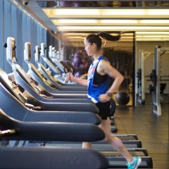 Отель Hilton Guangzhou Tianhe фитнесс-зал фото 3