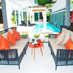 Отель Skylight 2 bedrooms New Villa in Kamala бассейн фото 3