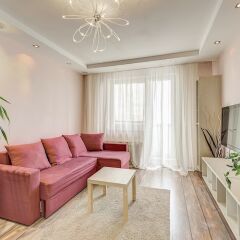 Апартаменты Domumetro Apartment on Varshavskoye комната для гостей