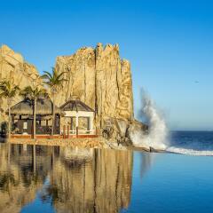 Отель Grand Solmar Lands End Resort and Spa - All Inclusive Optional Мексика, Кабо-Сан-Лукас - отзывы, цены и фото номеров - забронировать отель Grand Solmar Lands End Resort and Spa - All Inclusive Optional онлайн пляж
