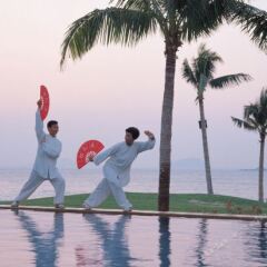 Отель Sheraton Sanya Bay Resort фитнесс-зал