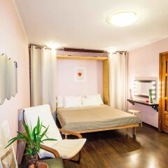 Апартаменты Funny Dolphins Apartments Vdnkh Москва комната для гостей фото 3