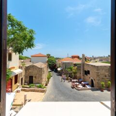 Апартаменты New Studio Flat in Old Town Rhodes балкон
